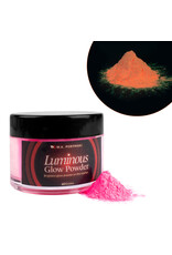 W.A. Portman WA Portman Luminous Pink Coral Nebula 60g (2.12 oz) Glow in the Dark Pigment Powder - Pink to Orange W.A. Portman WA Portman Luminous Pink Coral Nebula 60g (2.12 oz) Glow in the Dark Pigment Powder - Pink to Orange
