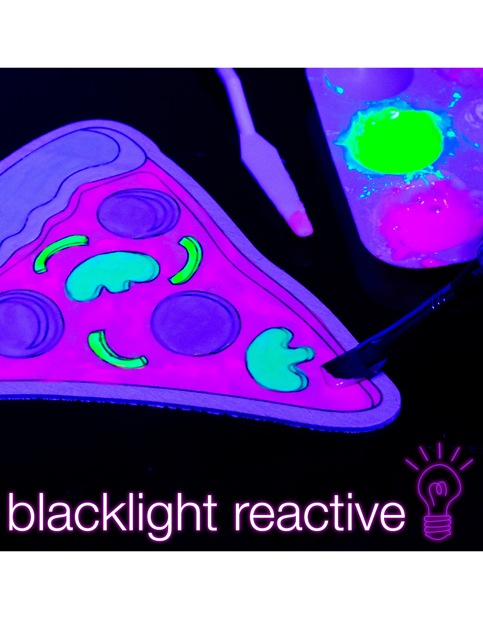 W.A. Portman WA Portman Luminous Pink Coral Nebula 60g (2.12 oz) Glow in the Dark Pigment Powder - Pink to Orange