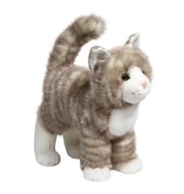 Douglas Douglas Cuddle Toys Zipper Grey Tabby Cat