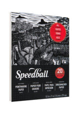 SPEEDBALL ART PRODUCTS Speedball Printmaking Paper Pad, 20 sheets, 8.5" x 11"