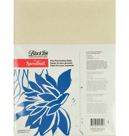 SPEEDBALL ART PRODUCTS Speedball Mulberry Paper Fine Printmaking Paper, Natural, 25 sheets, 9" x 12"