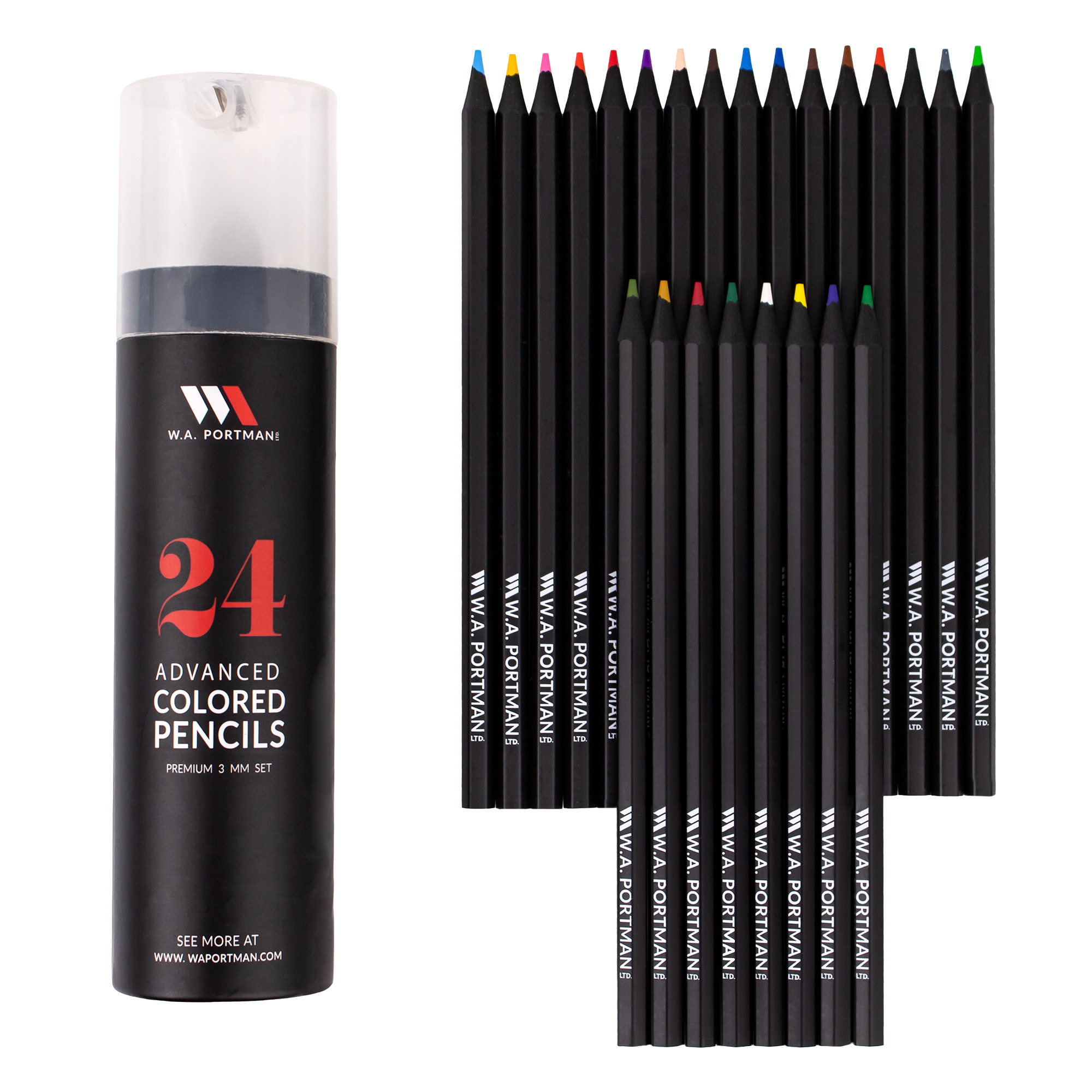 Wa Portman 24 Pack Watercolor Paint Set