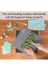 W.A. Portman WA Portman 13x13" Rotary Self Healing Cutting Mat Set with Grippers – Non-Slip Backing Rotating Cutting Mats – 360° Full Rotation Cutter Board W.A. Portman WA Portman 13x13" Rotary Self Healing Cutting Mat Set with Grippers – Non-Slip Backing Rotating Cutting Mats – 360° Full Rotation Cutter Board