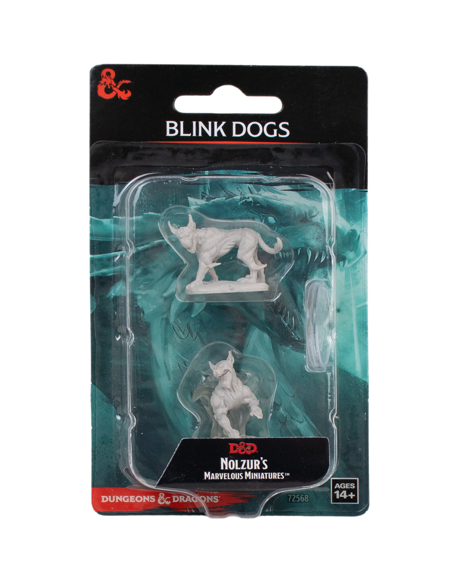 WIZKIDS Dungeons & Dragons Nolzur`s Marvelous Unpainted Miniatures: Blink Dogs
