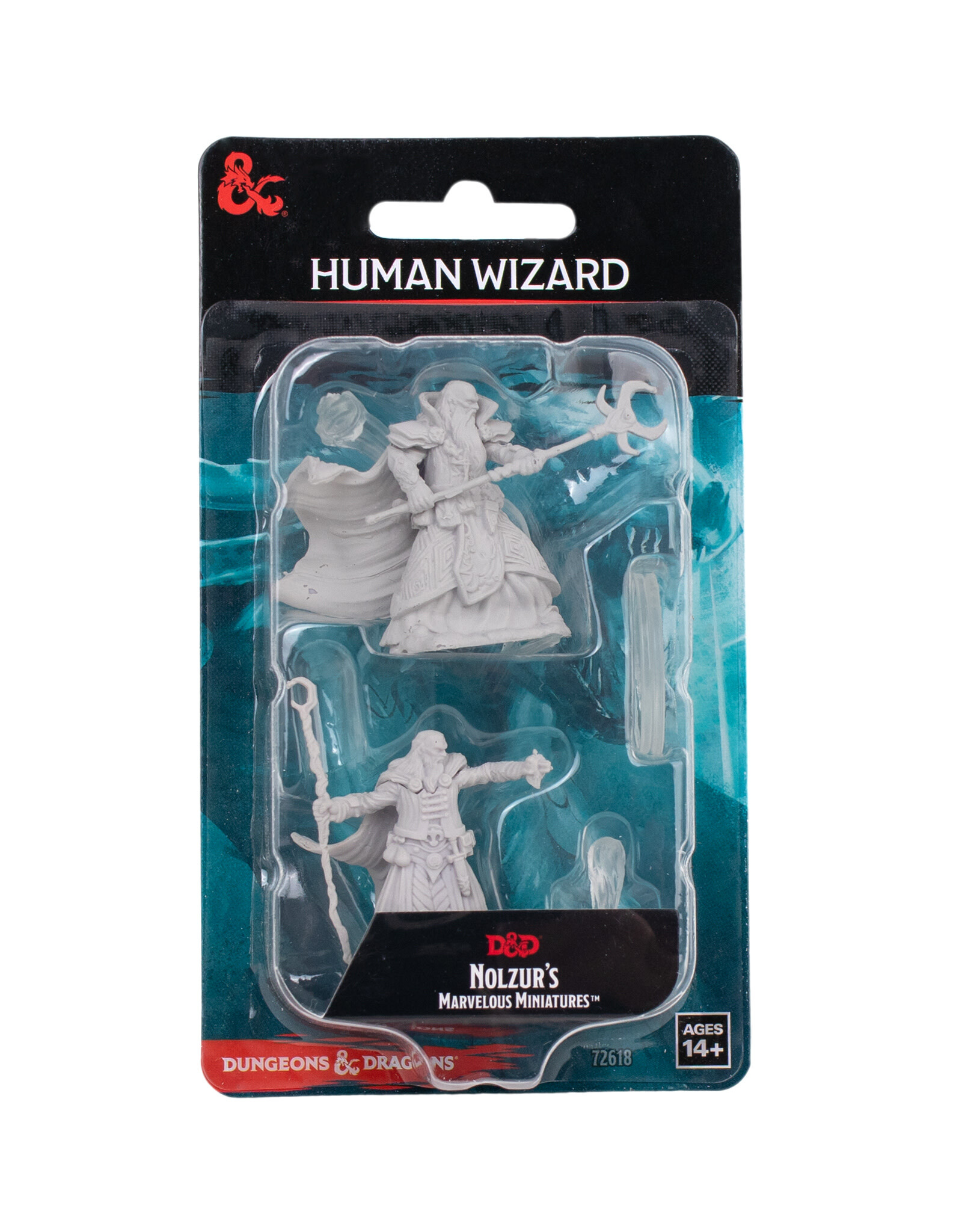 WIZKIDS Dungeons & Dragons Nolzur`s Marvelous Unpainted Miniatures: W1 Human Male Wizard