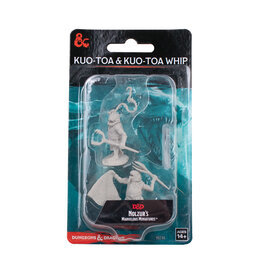 WIZKIDS Dungeons & Dragons Nolzur`s Marvelous Unpainted Miniatures: W14 Kuo-Toa & Kuo-Toa Whip