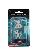 WIZKIDS D&D Nolzur`s Marvelous  Miniatures  HalfOrc Female Fighter