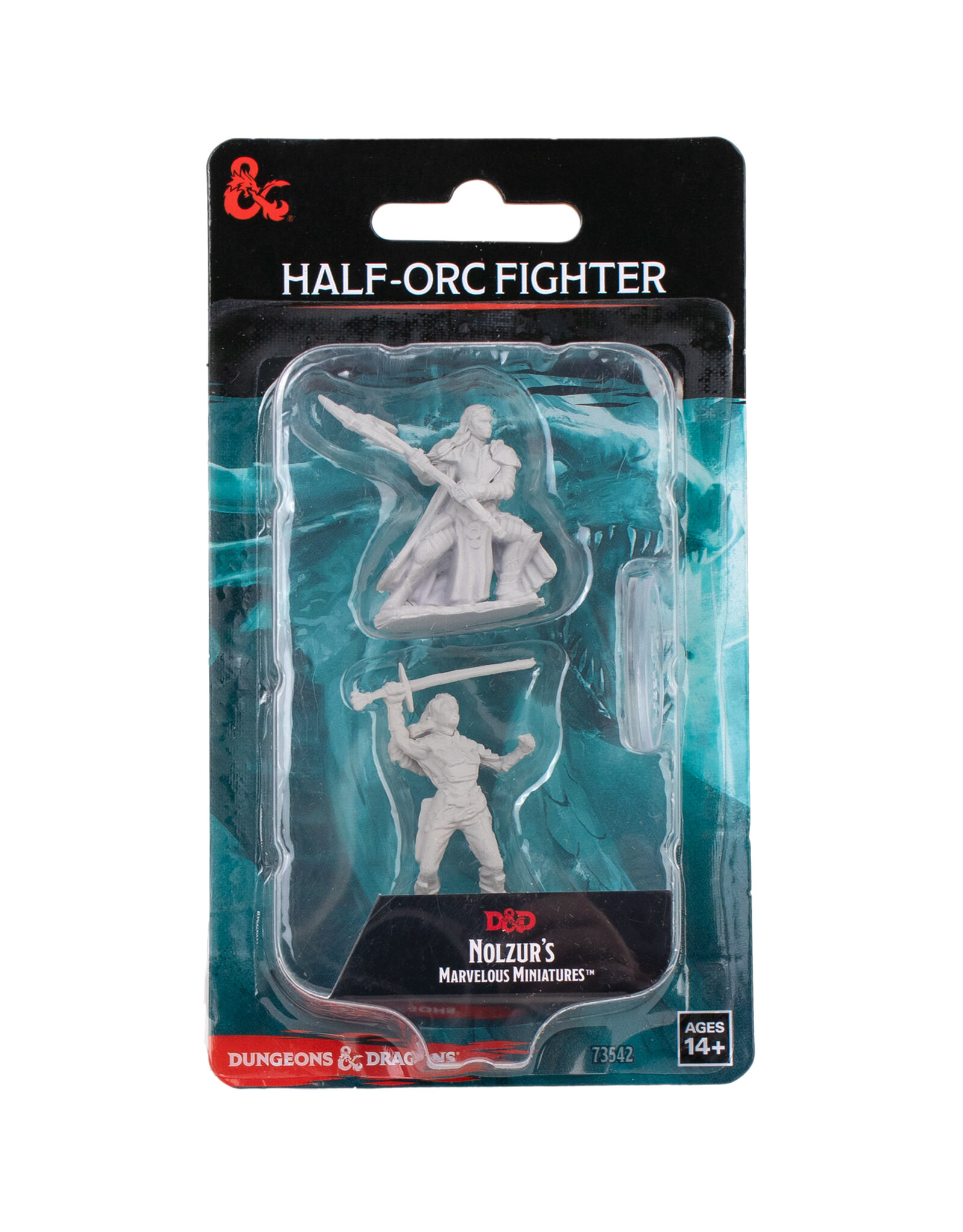 WIZKIDS D&D Nolzur`s Marvelous  Miniatures  HalfOrc Female Fighter
