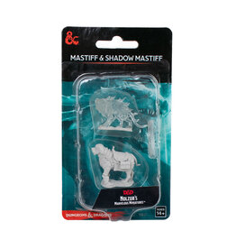 WIZKIDS Dungeons & Dragons Nolzur`s Marvelous Unpainted Miniatures: W11 Mastif & Shadow Mastif