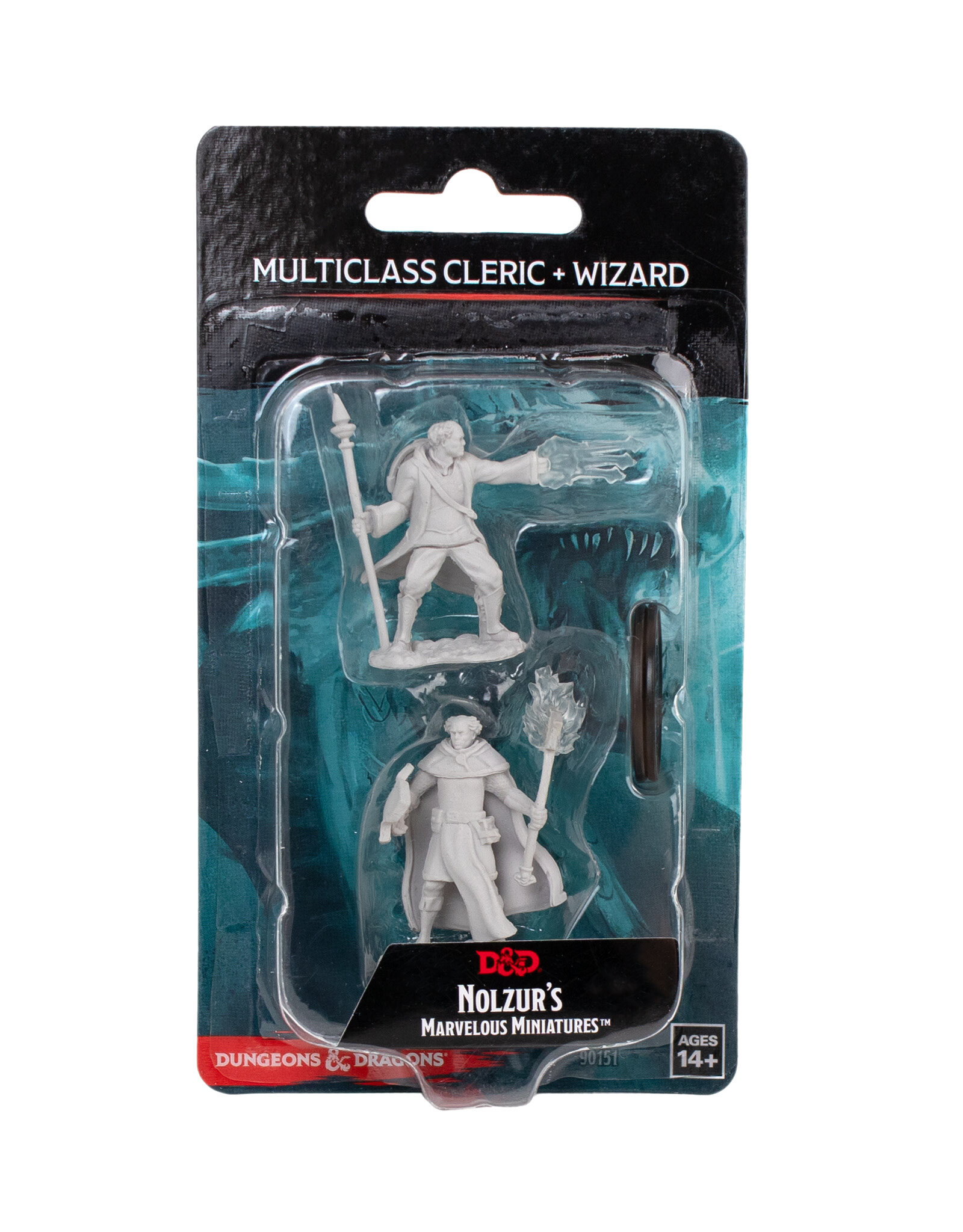 WIZKIDS D&D Nolzur`s Marvelous  Miniatures Multiclass Cleric + Wizard Male