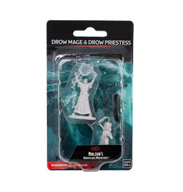 WIZKIDS D&D Nolzur`s Marvelous  Miniatures Drow Mage & Drow Priestess