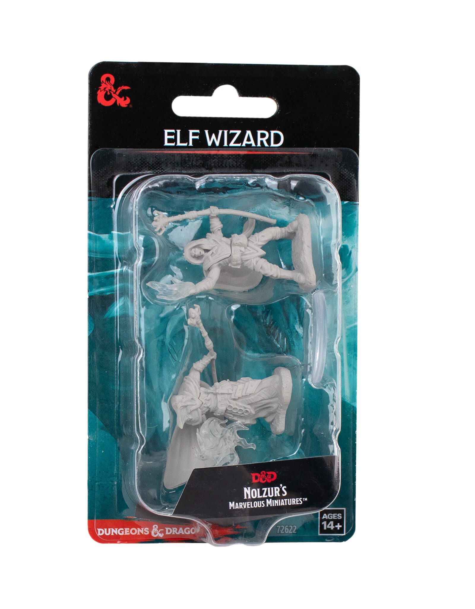 WIZKIDS Dungeons & Dragons Nolzur`s Marvelous Unpainted Miniatures: W2 Elf Male Wizard