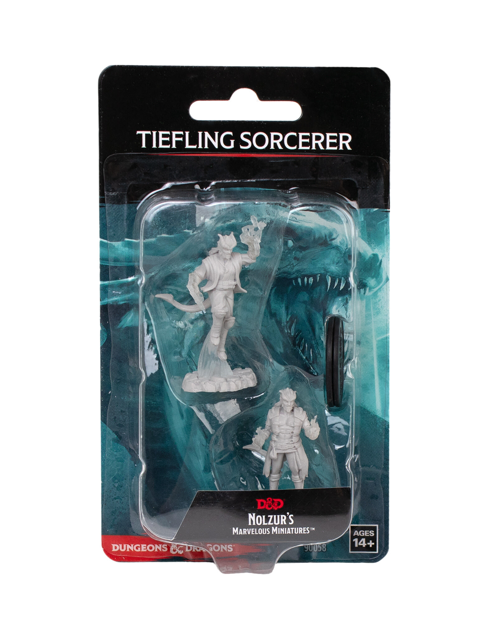 WIZKIDS D&D Nolzur`s Marvelous  Miniatures Male Tiefling Sorcerer