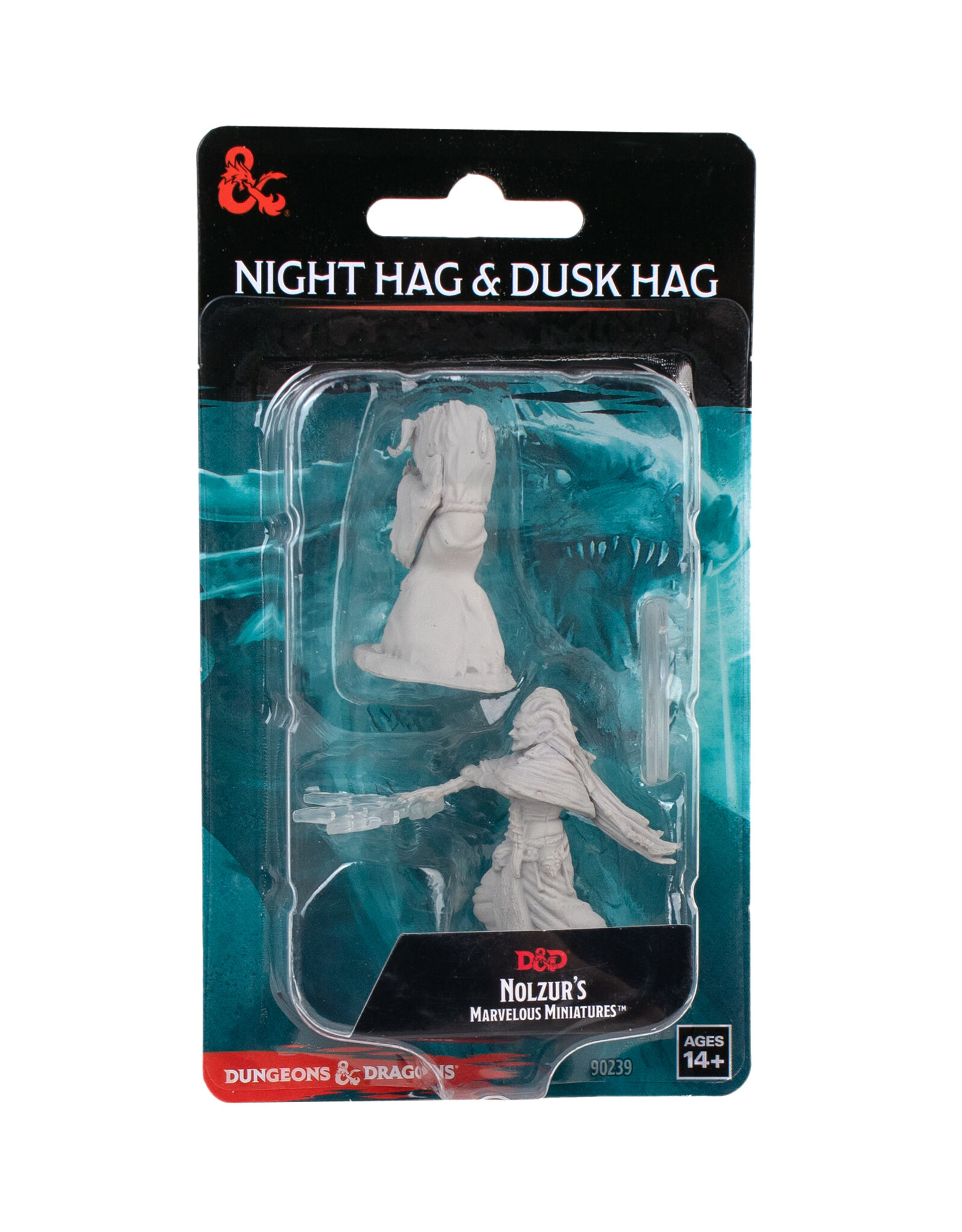 WIZKIDS Dungeons & Dragons Nolzur`s Marvelous Unpainted Miniatures: W14 Night Hag & Dust Hag