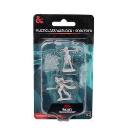 WIZKIDS Dungeons & Dragons Nolzur`s Marvelous Unpainted Miniatures: W13 Multiclass Warlock + Sorcerer Female