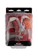 WIZKIDS Dungeons & Dragons Nolzur`s Marvelous Unpainted Miniatures: W11 Young Red Dragon