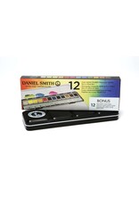 DANIEL SMITH Daniel Smith Watercolor Half Pan Sets - Metal Box, Set of 12 Colors