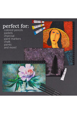 W.A. Portman WA Portman Black Paper Sketchbook A4 (8.3" x 11.7") – 60 Pages (30 Sheets) 140 GSM Acid-Free Black Book Marker Paper W.A. Portman WA Portman Black Paper Sketchbook A4 (8.3" x 11.7") – 60 Pages (30 Sheets) 140 GSM Acid-Free Black Book Marker Paper