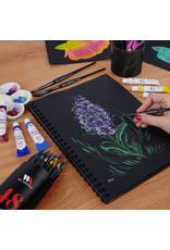 W.A. Portman WA Portman Black Paper Sketchbook 2-Pack A4 (8.3" x 11.7") – 60 Pages (30 Sheets) 140 GSM Acid-Free Black Book Marker Paper W.A. Portman WA Portman Black Paper Sketchbook 2-Pack A4 (8.3" x 11.7") – 60 Pages (30 Sheets) 140 GSM Acid-Free Black Book Marker Paper