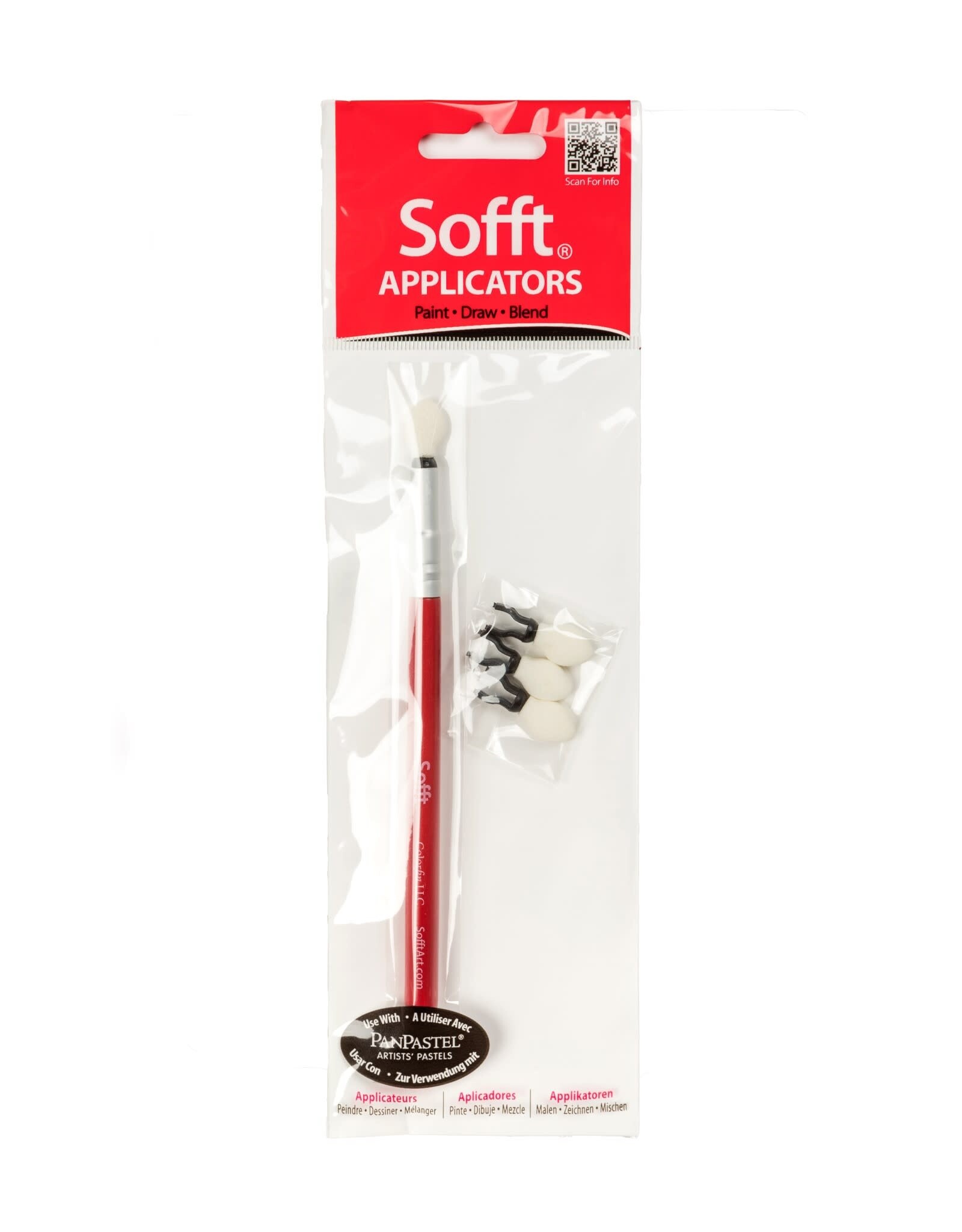 Panpastel PanPastel Sofft Tools Applicator & Replaceable Heads 1xHandle 4xHeads