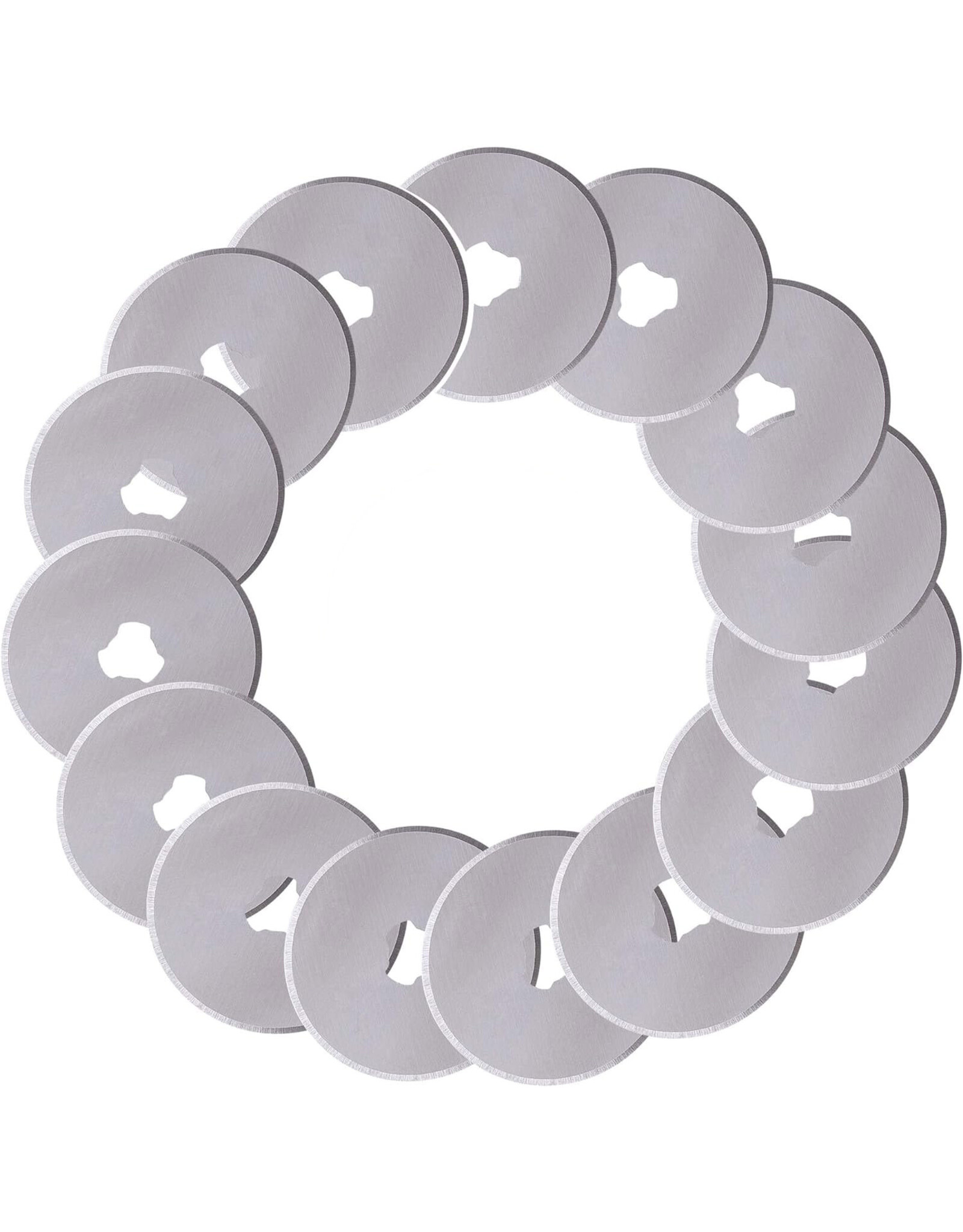 W.A. Portman WA Portman 15pc Rotary Cutter Blades 45mm – SKS-7 Steel Rotary Blades 45mm Refill for Fabric Cutting, Quilting and Sewing