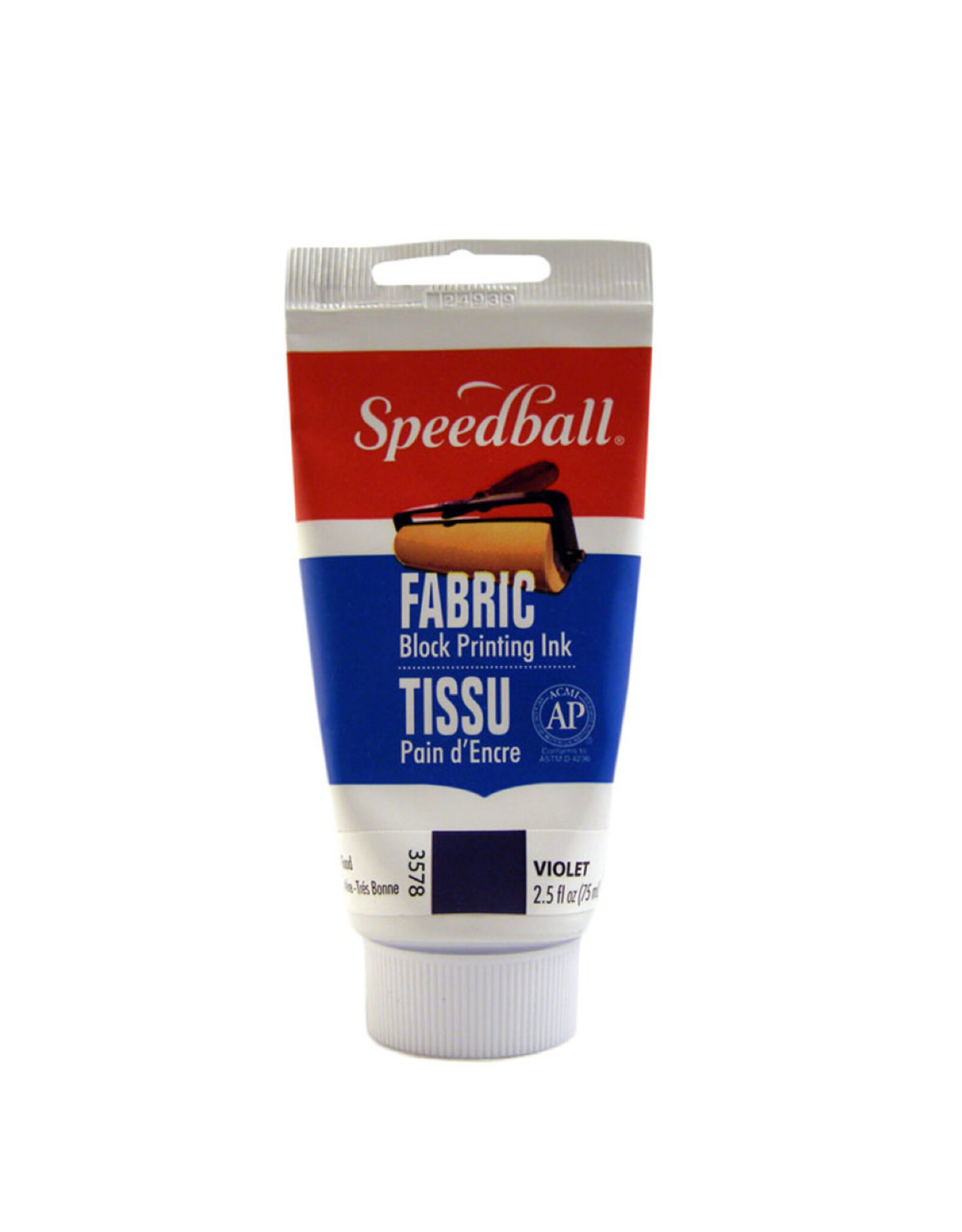 SPEEDBALL ART PRODUCTS Speedball Fabric Block Printing Ink, Violet, 2.5 oz