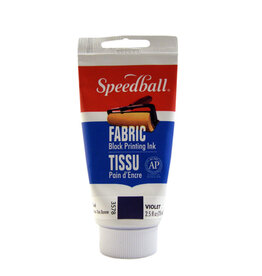 SPEEDBALL ART PRODUCTS Speedball Fabric Block Printing Ink, Violet, 2.5 oz