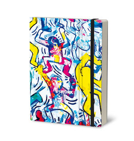 Giuliano Mazzuoli Stifflex Sketchbook, 19Cm X 25 cm, Keith Haring