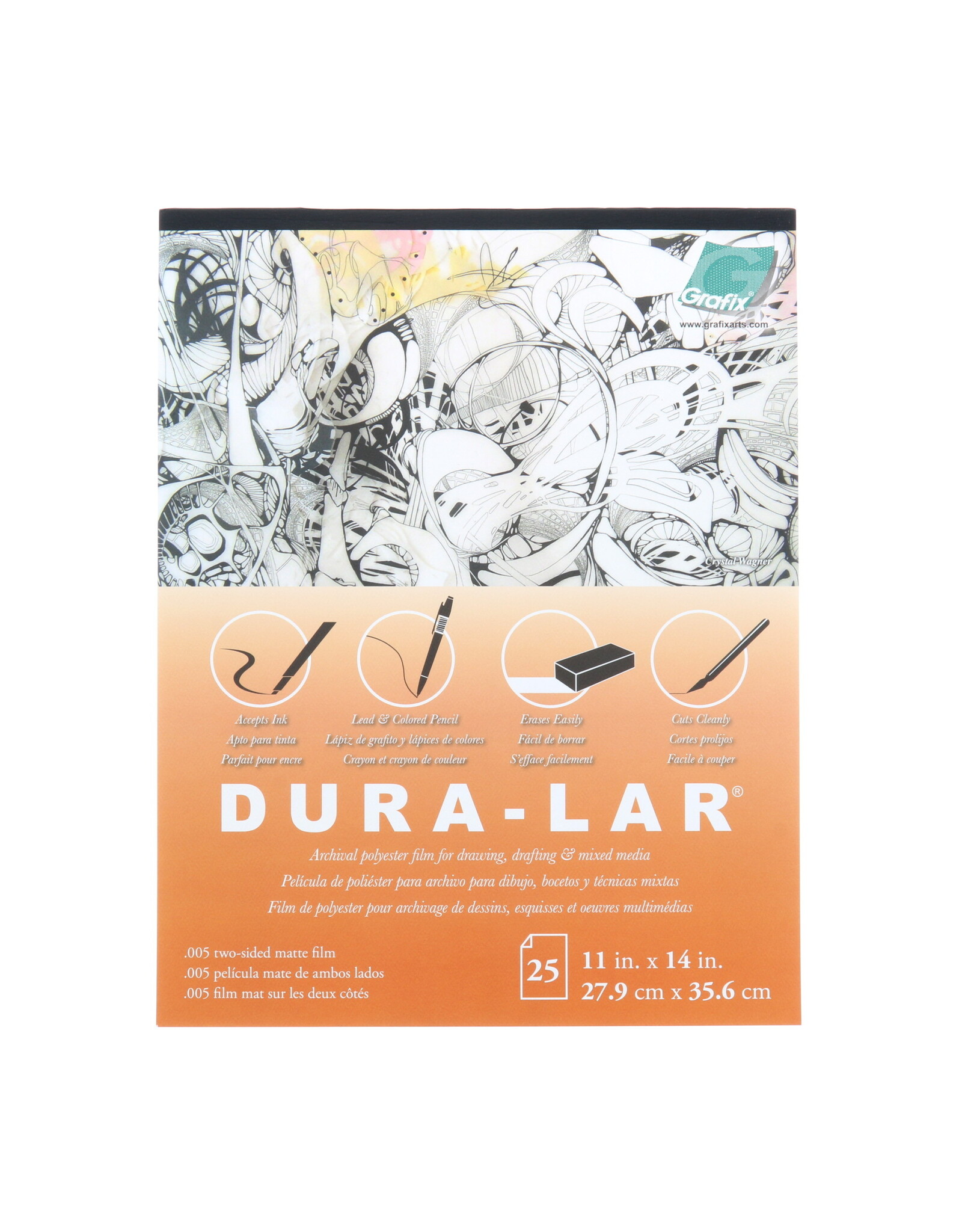 Matte Dura-Lar, 11" x 14" Pad, .005
