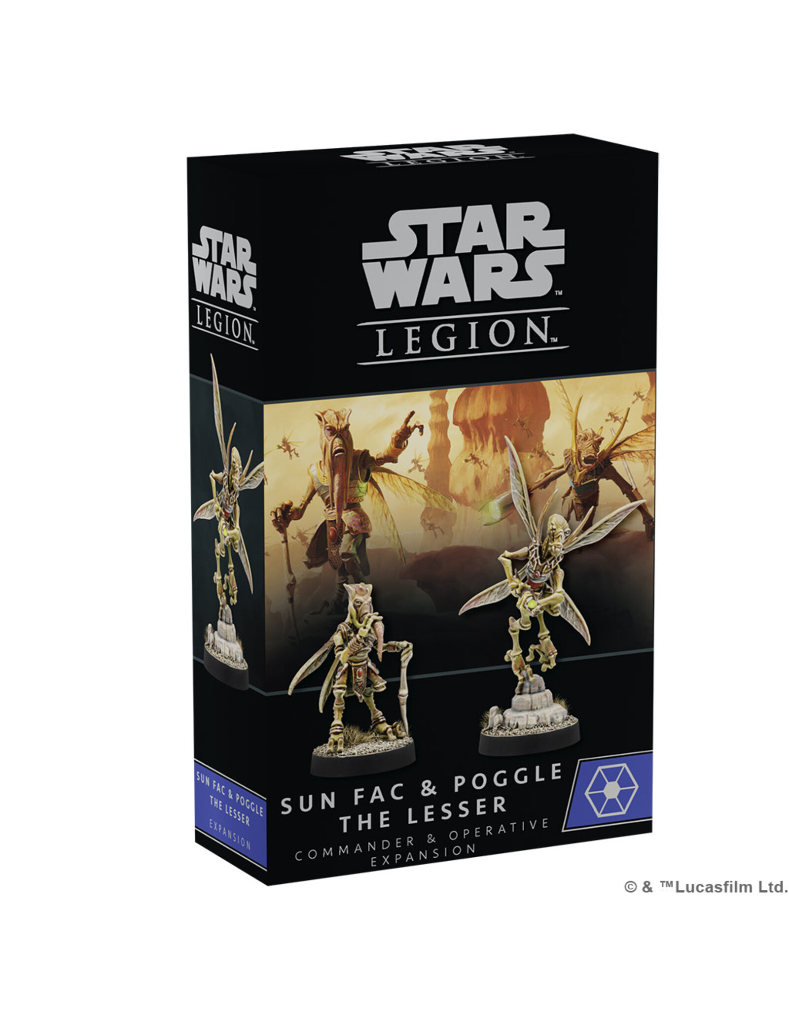 STAR WARS LEGION Star Wars Legion Sun Fac and Poggle The Lesser Operative & Commander Expansion