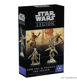 STAR WARS LEGION Star Wars Legion Sun Fac and Poggle The Lesser Opperative and Commander Pack