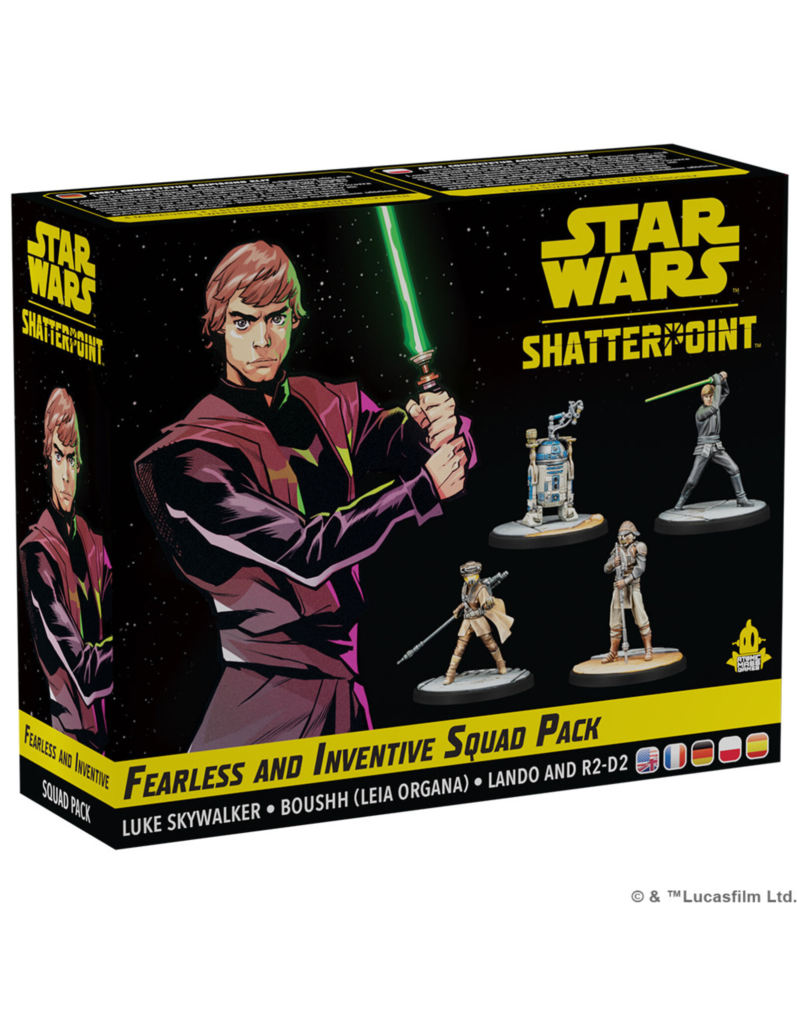Star Wars Shatterpoint Star Wars Shatterpoint Fearless and Inventive Squad Pack