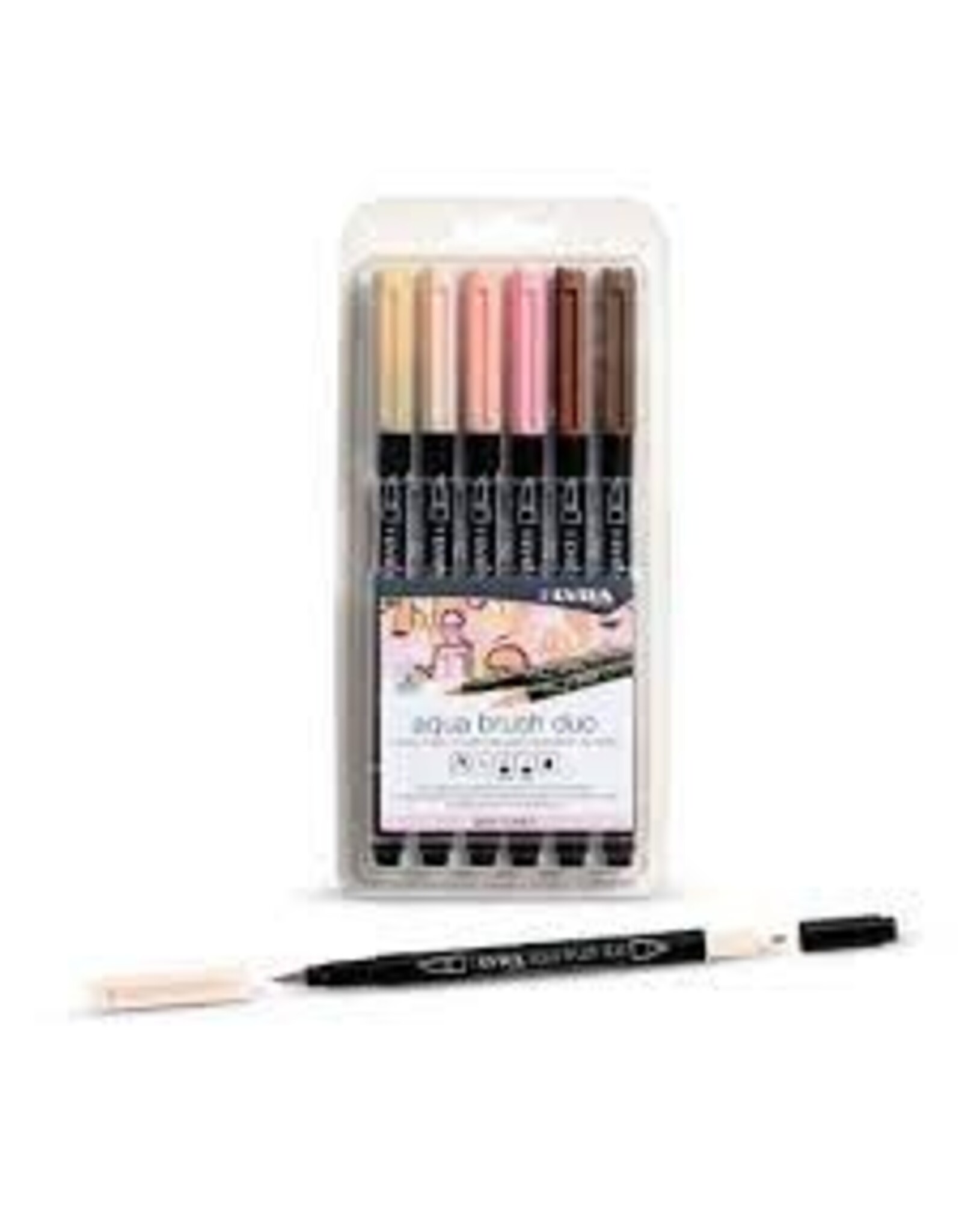 CLEARANCE Lyra Aqua Brush Duo Brush Markers - Skin Tones - The Art  Store/Commercial Art Supply