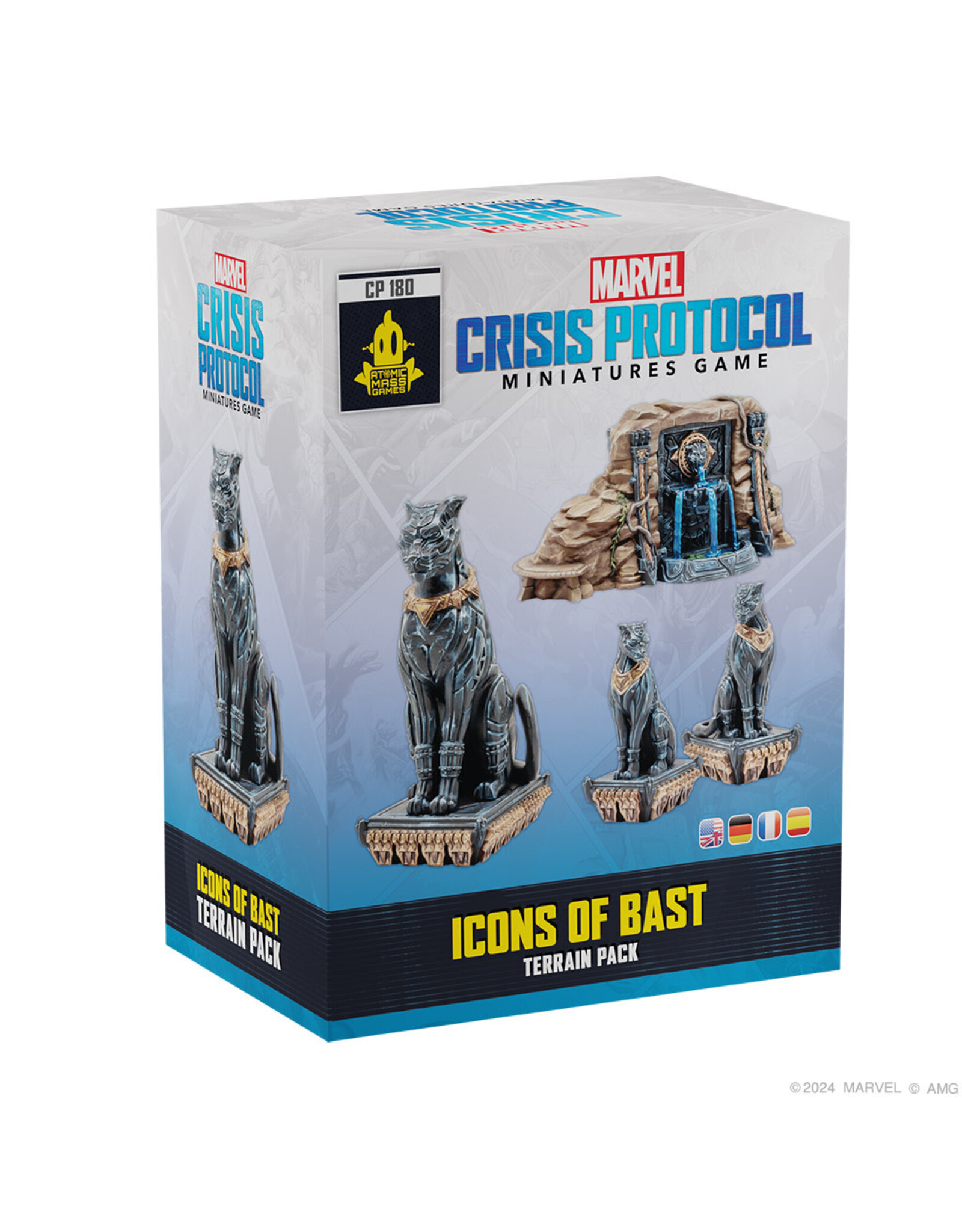 CLEARANCE Marvel Crisis Protocol Icons of Bast Terrain Pack