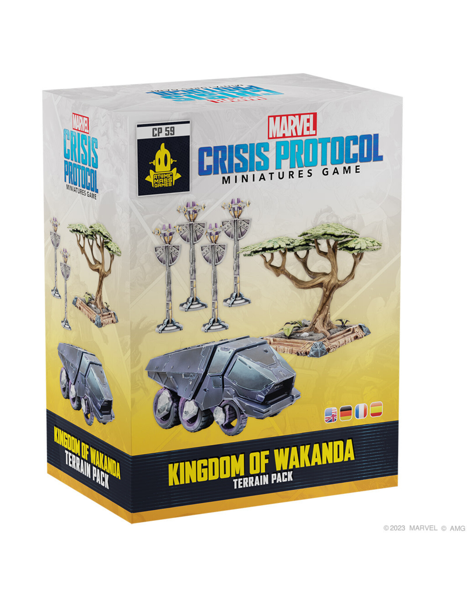 CLEARANCE Marvel Crisis Protocol Kingdom of Wakanda Terrain Pack