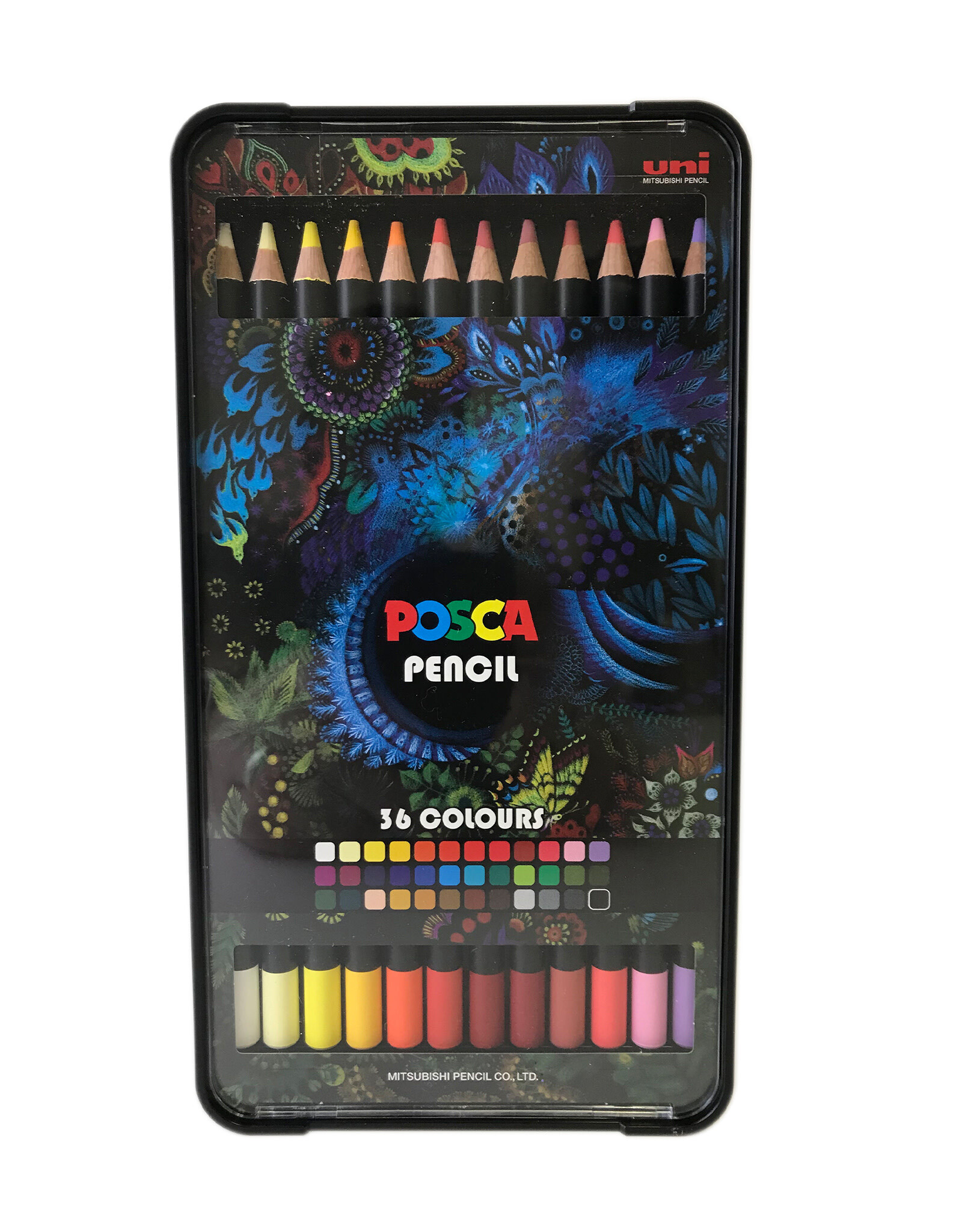 CLEARANCE Uni POSCA Colored Pencil, Set of 36