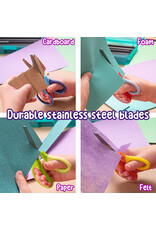 W.A. Portman WA Portman 3 Pack Blunt Scissors for Kids - 5" Blunt Tip Child Safety Scissors W.A. Portman WA Portman 3 Pack Blunt Scissors for Kids - 5" Blunt Tip Child Safety Scissors