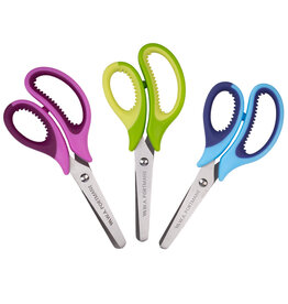 W.A. Portman WA Portman 3 Pack Blunt Scissors for Kids - 5" Blunt Tip Child Safety Scissors