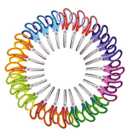 W.A. Portman WA Portman 24 Pack Blunt Scissors for Kids - 5" Blunt Tip Child Safety Scissors