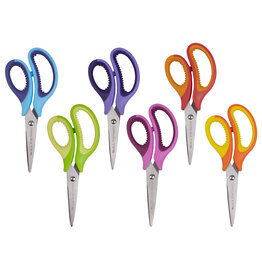 W.A. Portman WA Portman 6 Pack Pointed Scissors for Kids - 5" Pointed Tip Kids Scissors for School