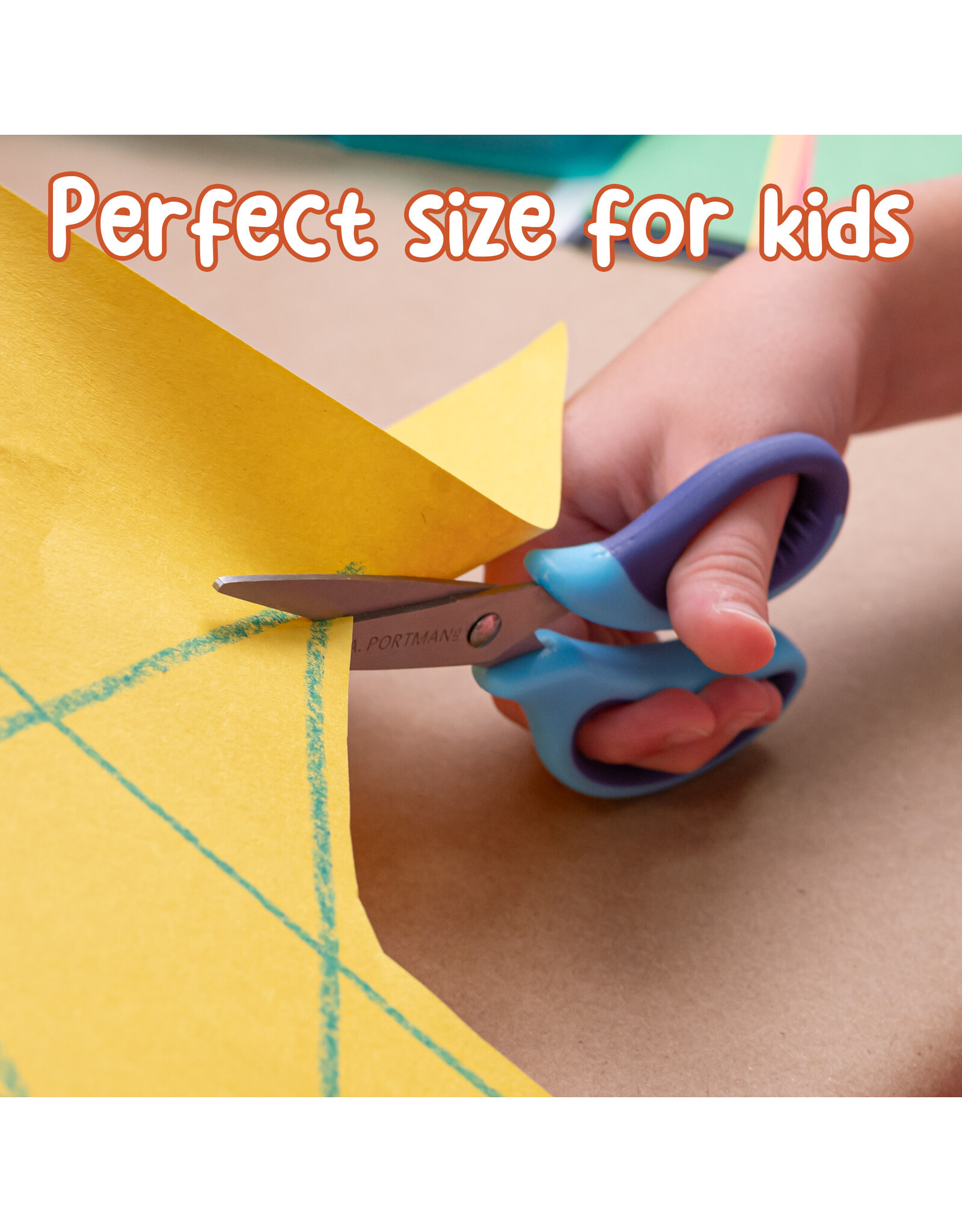 W.A. Portman WA Portman 24 Set  (2 x 12‑Packs) Pointed Scissors for Kids - 5" Pointed Tip Kids Scissors for School