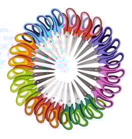 W.A. Portman WA Portman 24 Set  (2 x 12‑Packs) Pointed Scissors for Kids - 5" Pointed Tip Kids Scissors for School