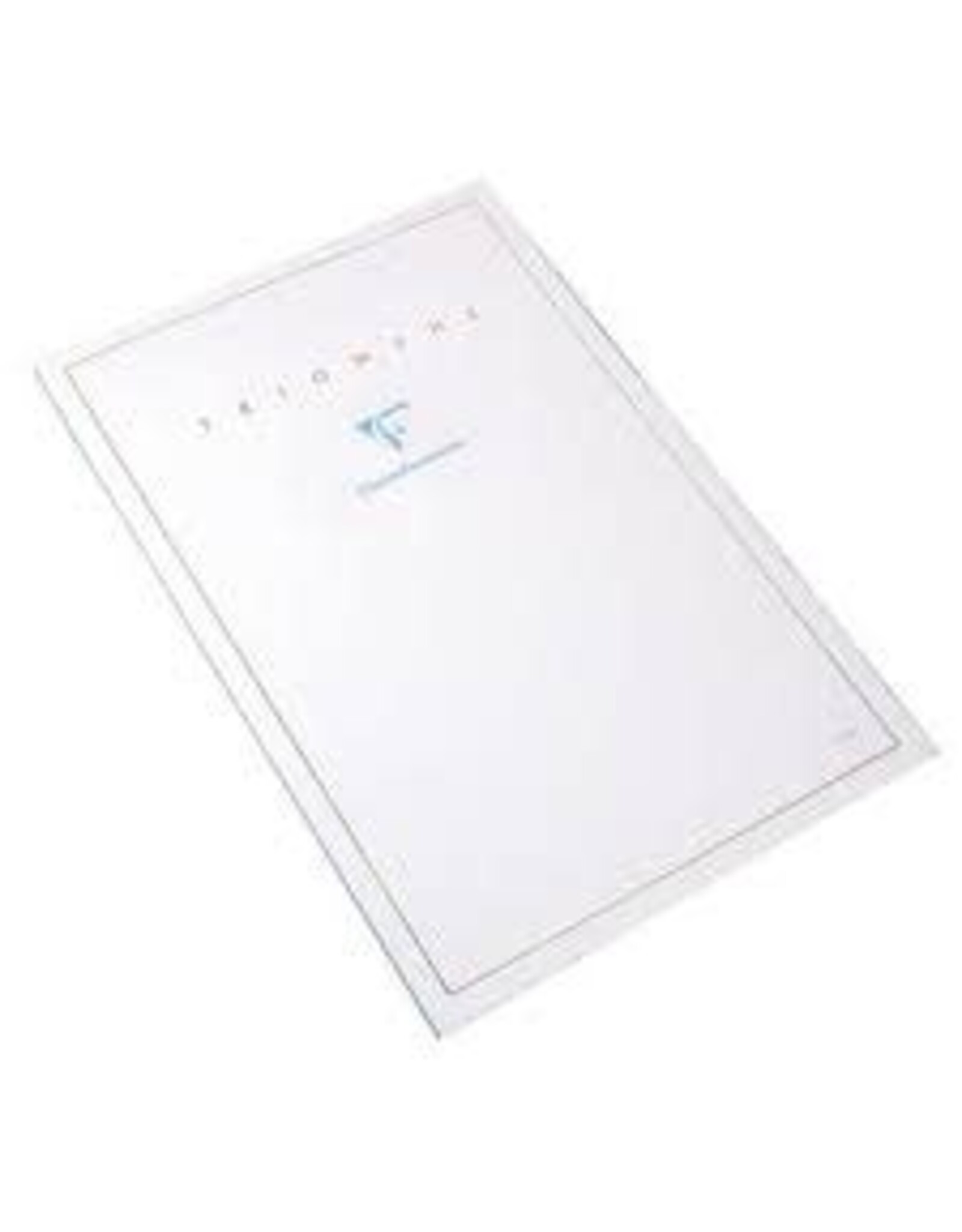 CLEARANCE Clairefontaine Tablets ''Triomphe'' Stationery, Blank 50 sheets, 8 1/4 x 11 3/4, Extra White