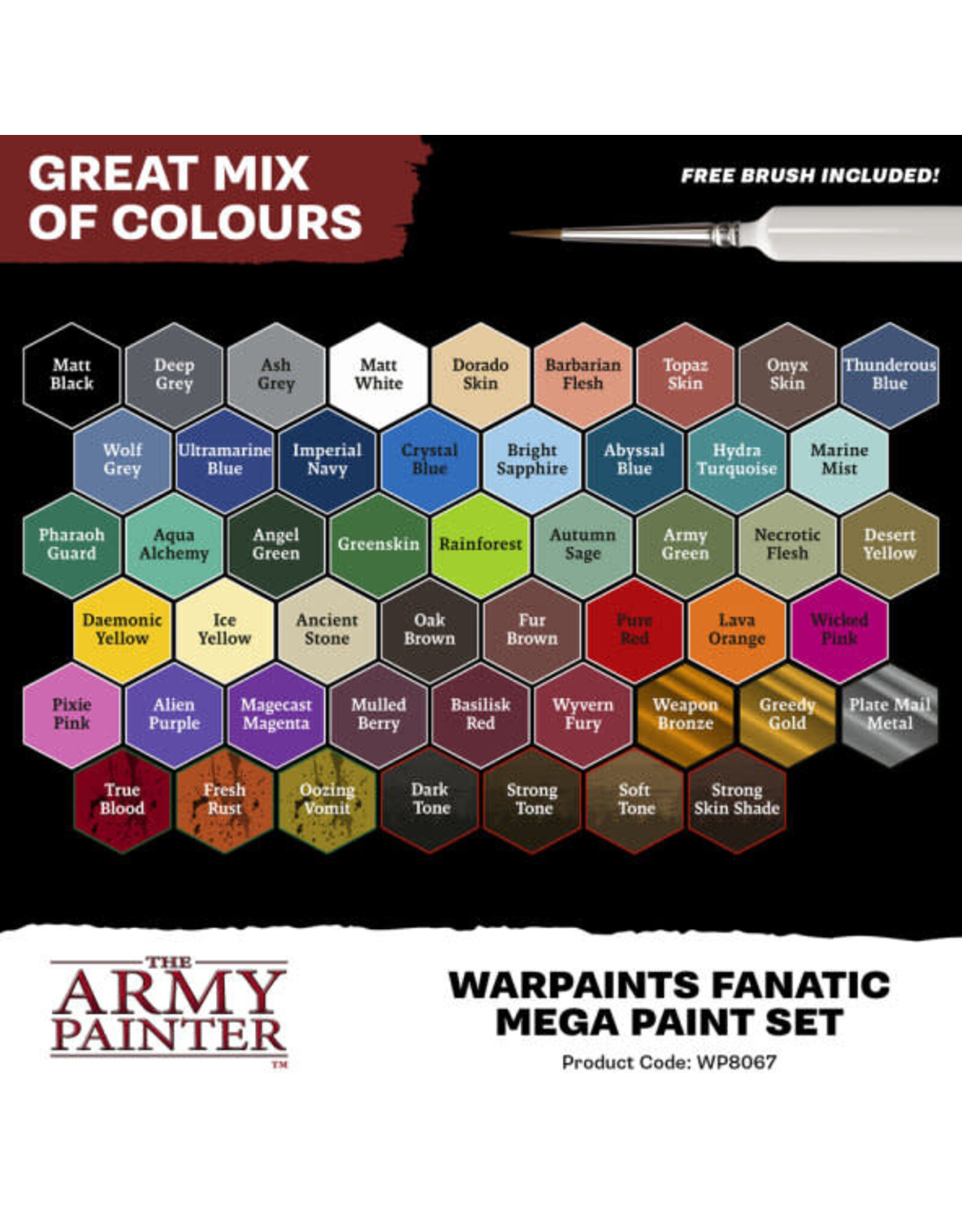 The Army Painter The Army Painter Warpaints Fanatic Mega Paint Set