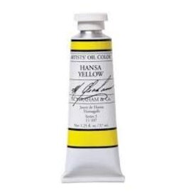 CLEARANCE M. Ghram &Co. Hansa Yellow 37ml Artist Oil Color