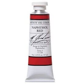 CLEARANCE M. Ghram &Co. Naphthol Red 37ml Artist Oil Color