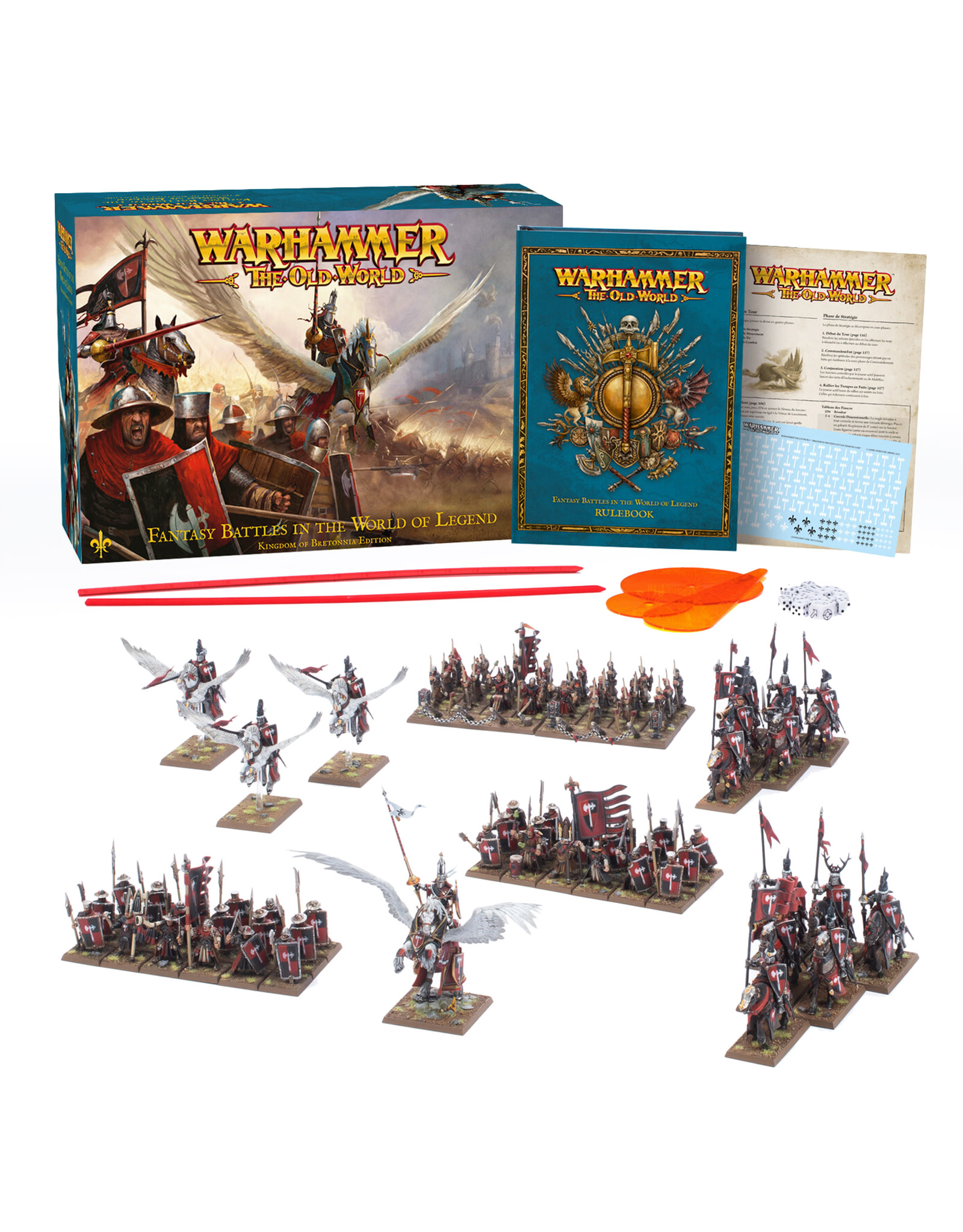 ミリタリー Warhammer old world Bretonnia army Warhammer: The Old World Core Set – Kingdom of Bretonnia Edition
