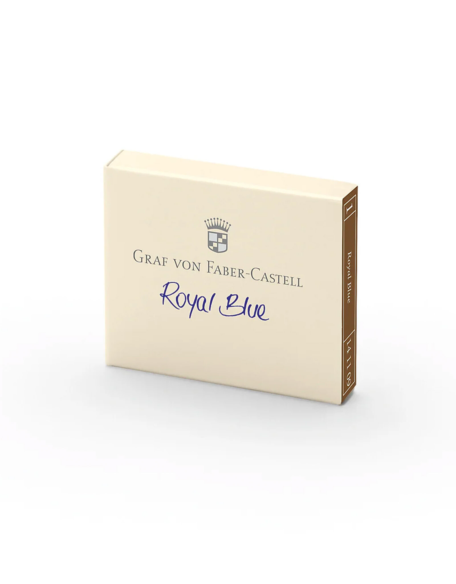 FABER-CASTELL Faber-Castell Ink Cartridge Set of 6, Royal Blue