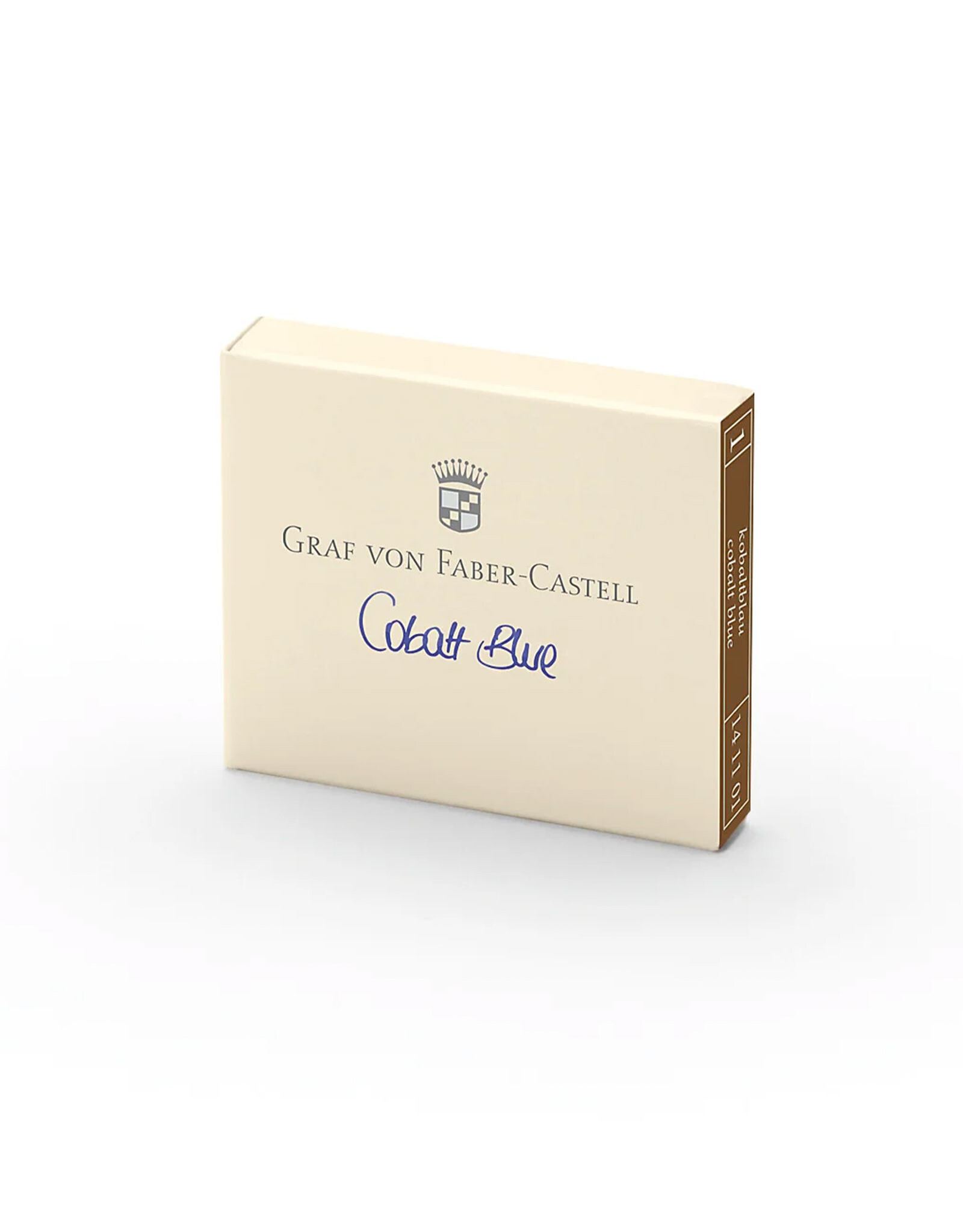 FABER-CASTELL Faber-Castell Ink Cartridge Set of 6, Cobalt Blue