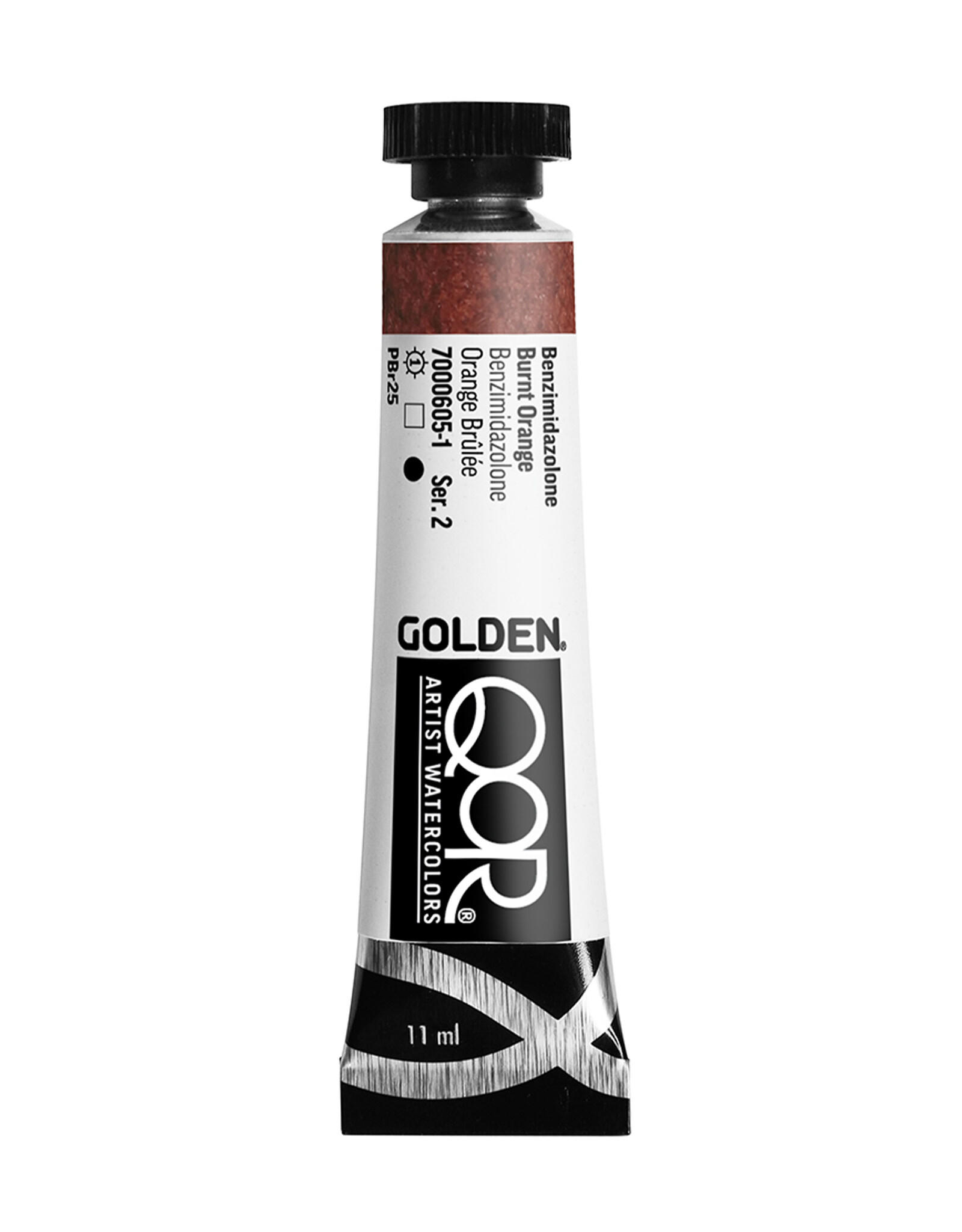 Golden QoR Modern Watercolor, Benzimidazolone Burnt Orange 11ml